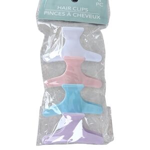 Set of 4 Pastel Hair Clips